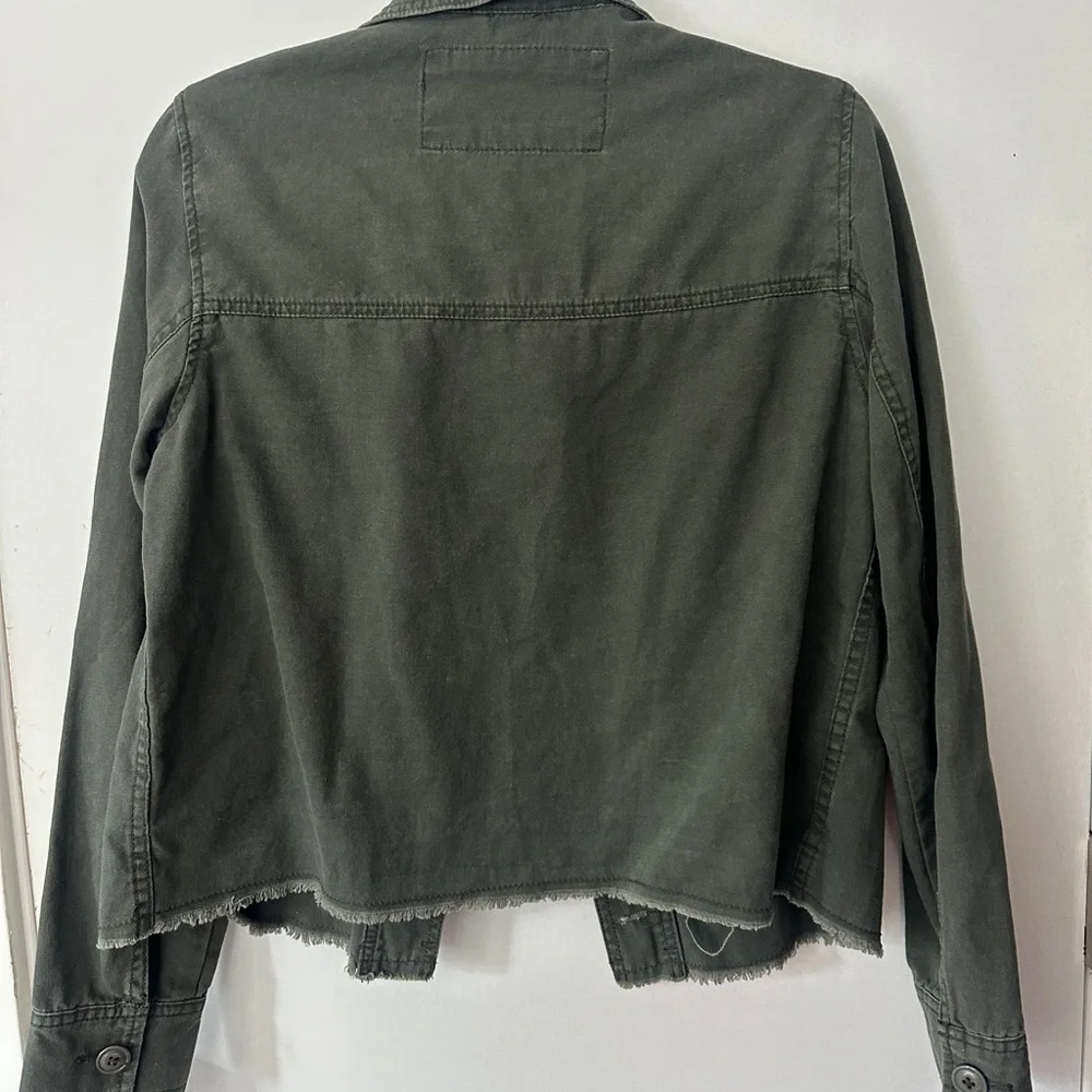 Aeropostale Frayed Military Jacket Size Small